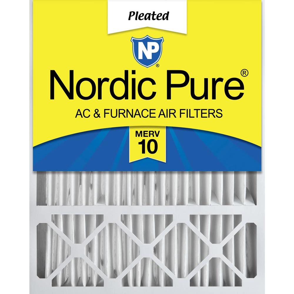 Nordic Pure 20x25x5 (19_3/4 x 24_3/4 x 4_3/8) Lennox X6673_X6675 Replacement MERV 10 Air Filter 1 Pack