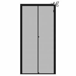 Yotache Adjustable Magnetic Screen Door Fit Doors Size Width 29" - 33" Height 79" - 81", Reinforced Fiberglass Mesh with Full Fr
