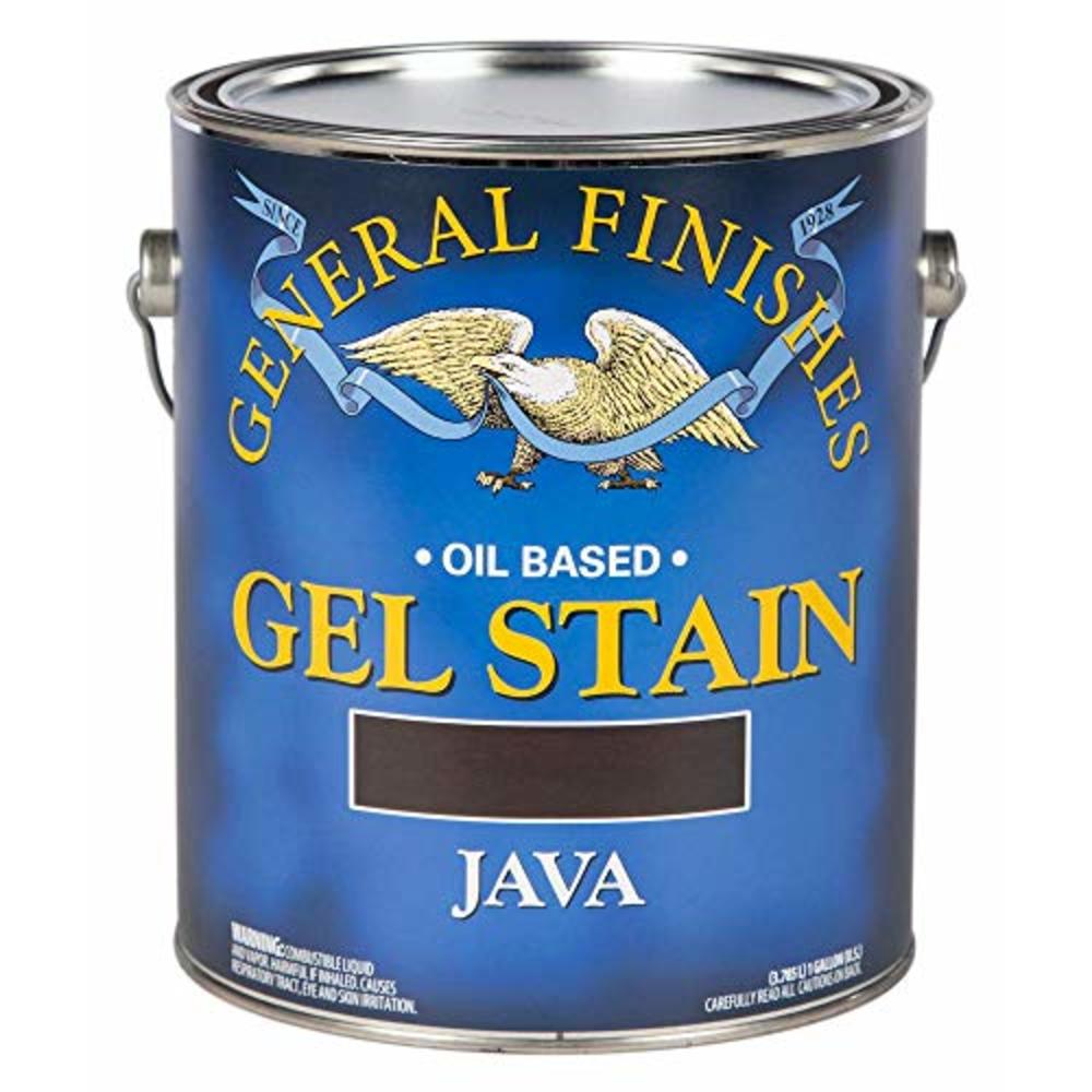 General Finishes Oil Base Gel Stain, 1 Gallon, Java