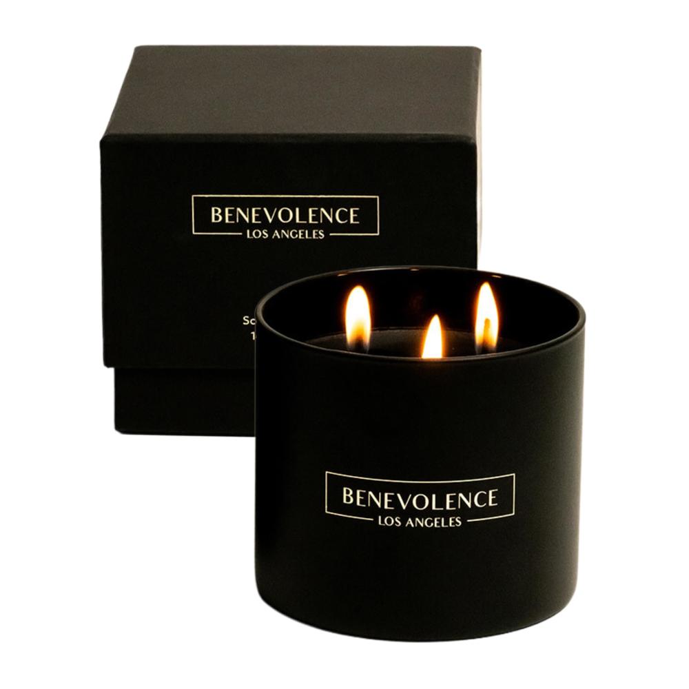 Benevolence LA Santal Candle Scented Candle | 14.5 oz Scented Candles for Home | 3-Wick Natural Soy Candles Gifts for Women, Aro