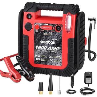 Acetek 1600 Amp Jump Starter with Air Compressor, acetek Car