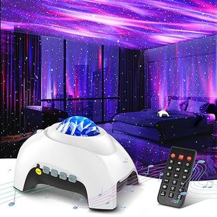 HODANS HJ-09 Northern Galaxy Light Aurora Projector with 33 Light Effects,  Night Lights LED Star Projector for Bedroom Nebula Lamp, Remote Co