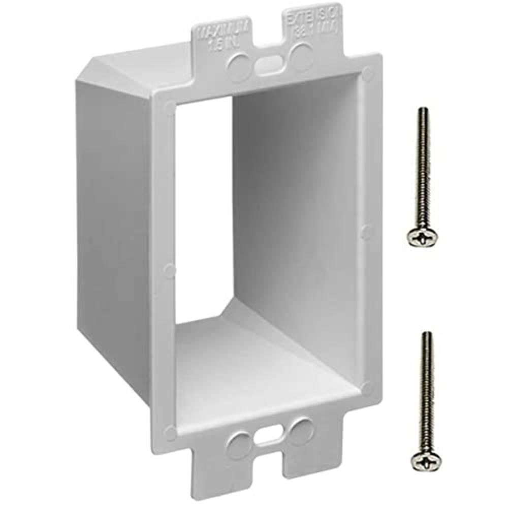 Copkim 3 Pcs Adjustable Single Gang Electrical Box 1 Gang Electrical