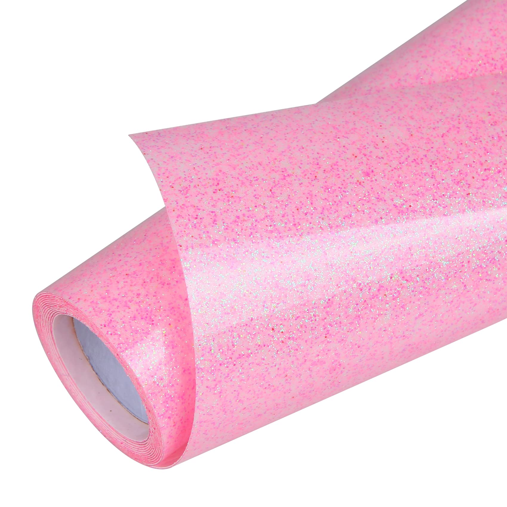 Torc TORC Pink Glitter HTV Heat Transfer Vinyl Roll 12 inch x 5 ft