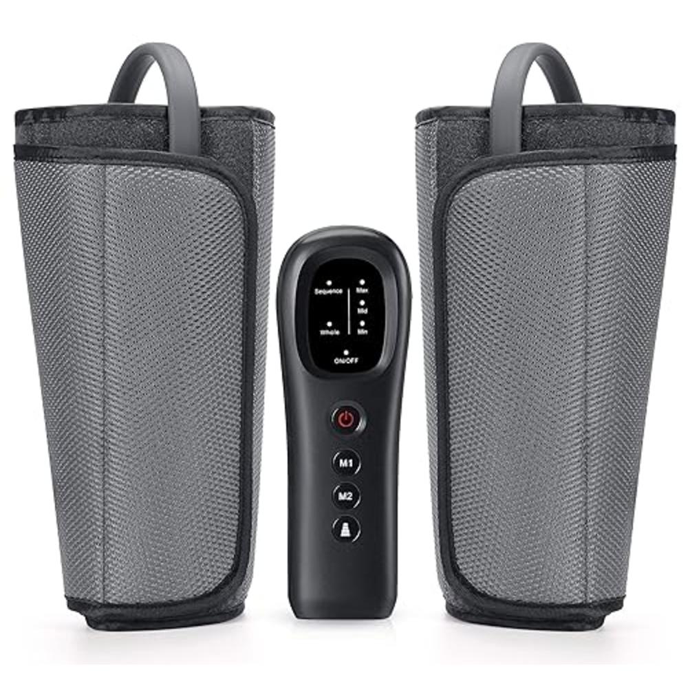 Nekteck Leg Massager for Circulation Air Compression and Relaxation, for Calf Foot and Arms, with Handheld Controller, 2 Modes 3