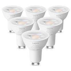Lepro GU10 LED Bulb Dimmable, 50W Halogen Equivalent Light Bulbs, 5.5W 3000K Soft Warm Light Replacement for Recessed Track Ligh