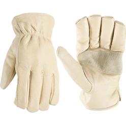 Wells Lamont Leather Work Gloves with Reinforced Palm, DIY, Yardwork, Construction, Motorcycle, XXX-Large (Wells Lamont 1130XXX)