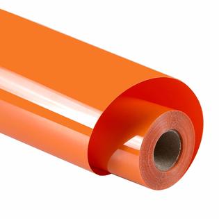 guangyintong HTV Heat Transfer Vinyl Rolls 12 x 12ft - Iron on Vinyl Easy  to Cut &Weed, Glossy Surface (Orange k7)
