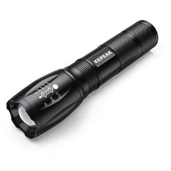 KEPEAK Flashlight, 5 Modes Tactical LED Flashlight, High Lumen IPX5 Water Resistant Flashlight for Camping, Outdoor Hiking, Emer