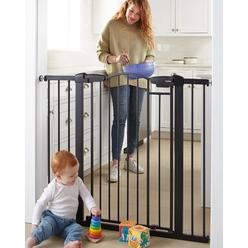 Cumbor Mom's Choice Awards Winner-Cumbor Extra Tall Safety Dog and Baby Gate, 29.7-46" Wide, 36" Tall Pressure Mounted Auto Closed Pet 