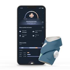 Owlet Dream Sock - Smart Baby Monitor with 2.4 GHz Wi-Fi - Foot Sensor to Track Heartbeat and Oxygen O2 Levels in Infants - Noti