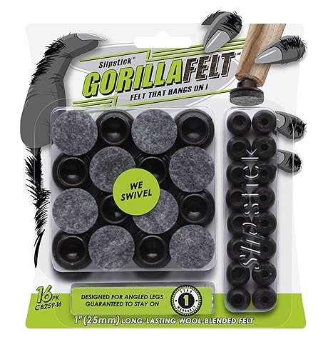 Slipstick GorillaPads Anti-skid 1.5 Inch-in Black Rubber in the