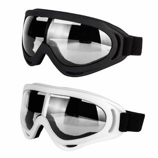 LJDJ Motorcycle Goggles - Glasses Set of 2 - Dirt Bike ATV