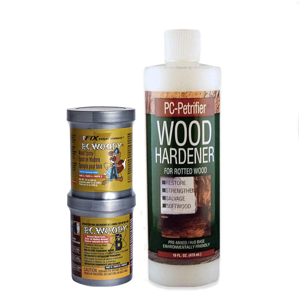 PC Products PC-Products PC-Woody Wood Repair Epoxy Paste, Two-Part