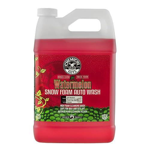 Chemical Guys CWS208 Watermelon Snow Foam Car Wash Soap (Works with Foam Cannons / Guns or Bucket Washes) Safe for Trucks, Motor