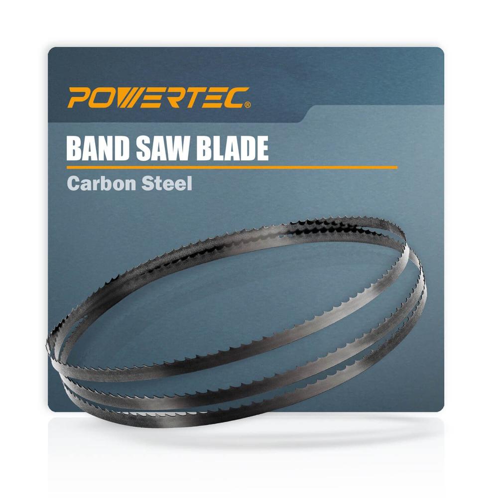 POWERTEC 59-1/2 Inch Bandsaw Blades for Woodworking, 1/8" x 14 TPI Band Saw Blades for Sears Craftsman, B&D, Ryobi, Delta and Sk