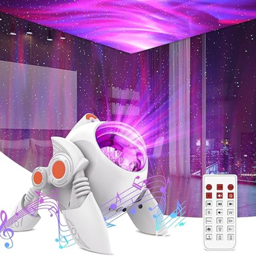GDNZDUTS Northern Star Projector Galaxy Light - Aurora Projector 28 Light Effects for Kids Adults - Galaxy Projector for Bedroom