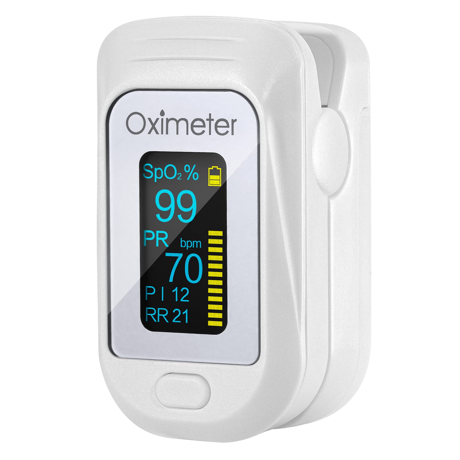Tomorotec M130 Fingertip Pulse Oximeter Accurate Blood Oxygen Saturation Level (SpO2), Perfusion Index (PI), Pulse Rate (PR), Re