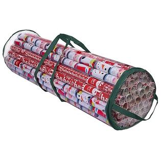 ProPik Christmas Wrapping Paper Storage Bag, Organizer Fits Up to 24 Rolls  40 Inch, Clear Heavy