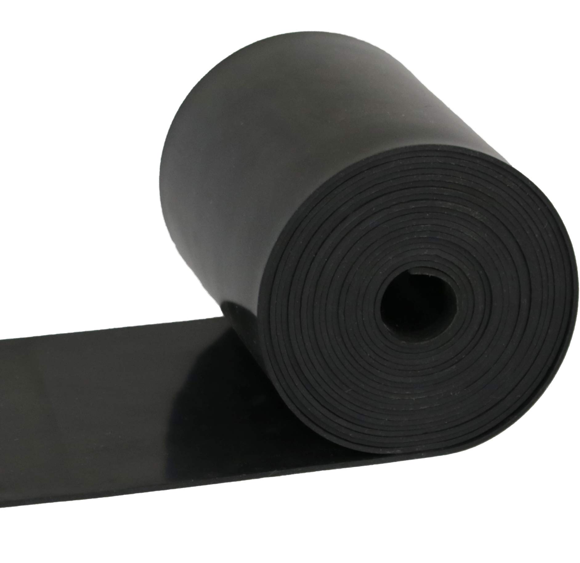 NABOWAN Solid Rubber Sheets,Strips,Rolls 1/16" (.062") Thick x 4" Wide x 120" Long, Thin Neoprene Rubber, Perfect for DIY Gasket