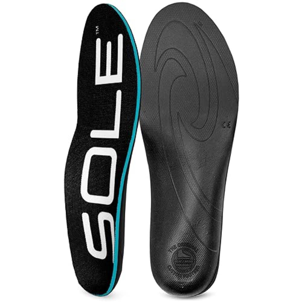 SOLE Active Thick Insoles - Men's Size 10/Women's Size 12 Black