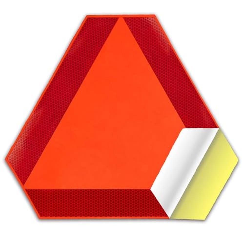 Slow Machine Triangle Dxsigns Sticky Slow Moving Vehicle Triangle Sign, Safety Triangles Dot ...