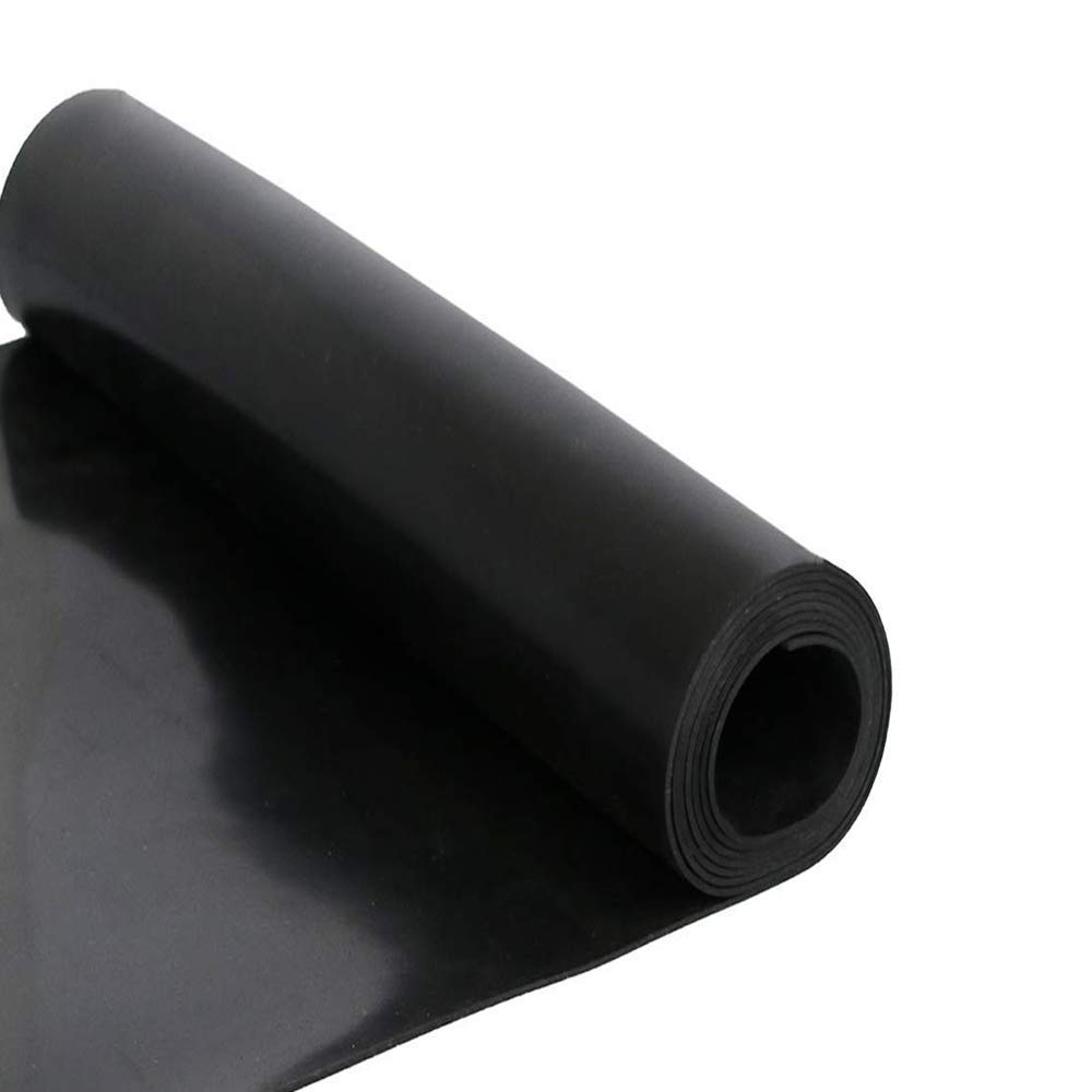 RS15451200 NABOWAN Solid Rubber Sheets,Strips,Rolls 1/16 (.062) Thick x  17.5 Wide x 47 Long, Thin Neoprene Rubber, Perfect for DIY Gask