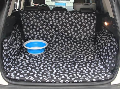 HelloTree Pet Dog Trunk Cargo Liner - Oxford Car SUV Seat Cover - Waterproof Floor Mat for Dogs Cats - Washable Dog Accessories