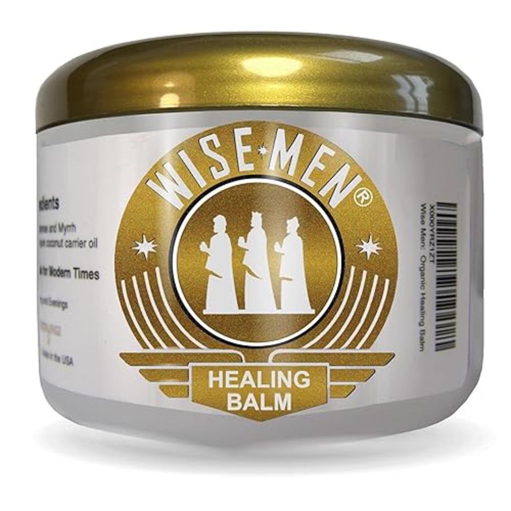 Wise Men Healing Balm with Myrrh and Frankincense Essential Oils for Neuropathy, Sciatica and Nerve Pain Massage and Skin Moistu