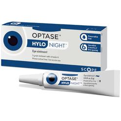 Optase HYLO Night Dry Eye Ointment - Nighttime Eye Gel for Dry Eyes - Preservative Free Eye Ointment for Dry Eyes at Night - Soo