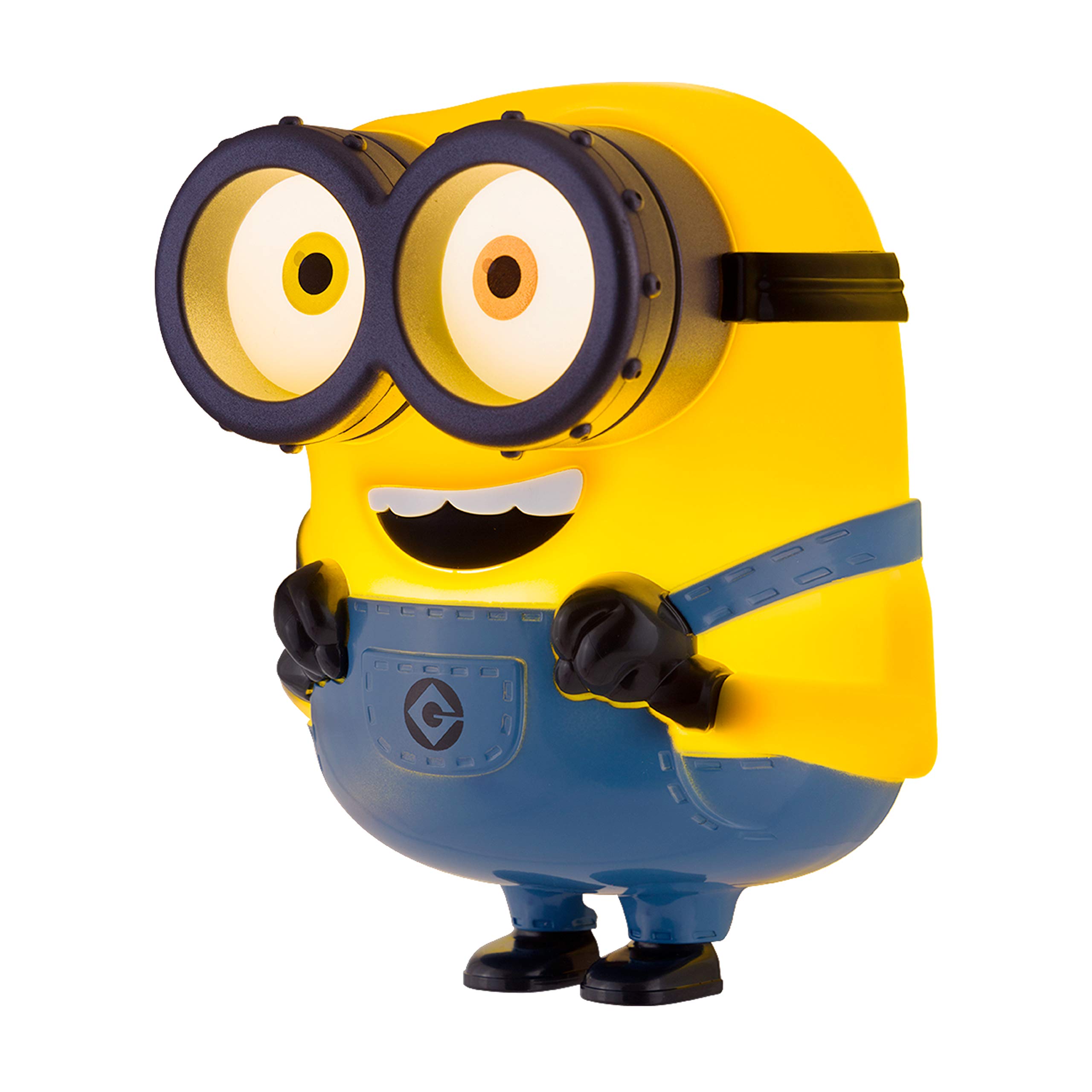 Illumination Entertainment Minions: The Rise of Gru LED Night Light, Plug-in, Dusk to Dawn, UL-Listed, Yellow Glow, Despicable Me, Bob, Ideal for Kids Bedr