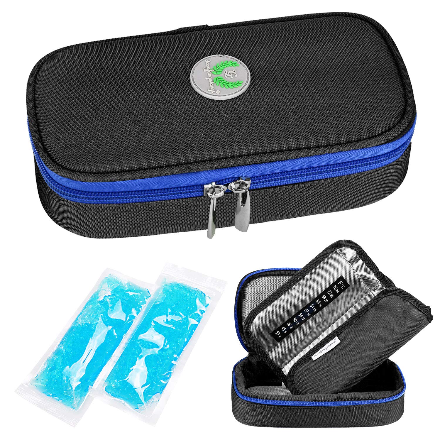 YOUSHARES Insulin Travel Case Travel Medicine Cooler Bag for