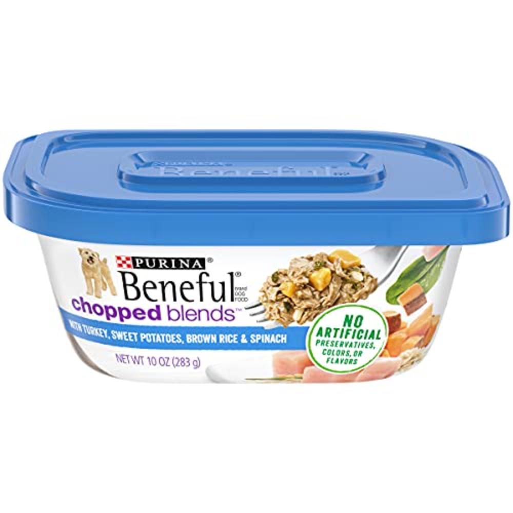 Beneful Purina Beneful Gravy, High Protein Wet Dog Food, Chopped Blends With Turkey - (8) 10 oz. Tubs