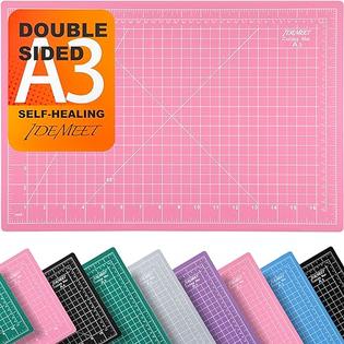 Thickened 18x12 Self Healing Cutting Mat, Idemeet Rotary Cutting Sewing  Mat for Craft, 5-Ply Blade Table Protecter Cut Board f