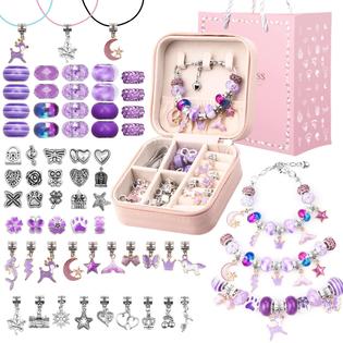 UFU Charm Bracelet Making Kit Girls Beads for Jewelry Making Kit, Unicorns  Arts Crafts Gifts Set for Teen Girls Age 5 6 7 8-12