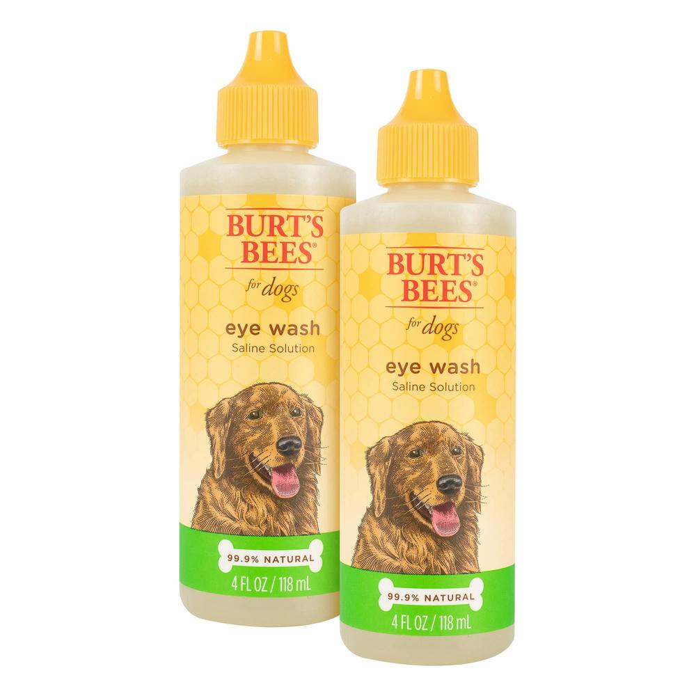 Burt's Bees for Pets Natural Eye Wash with Saline Solution | Eye Wash Drops for All Dogs and Puppies | Dog Eye Cleaner Eye Wash 