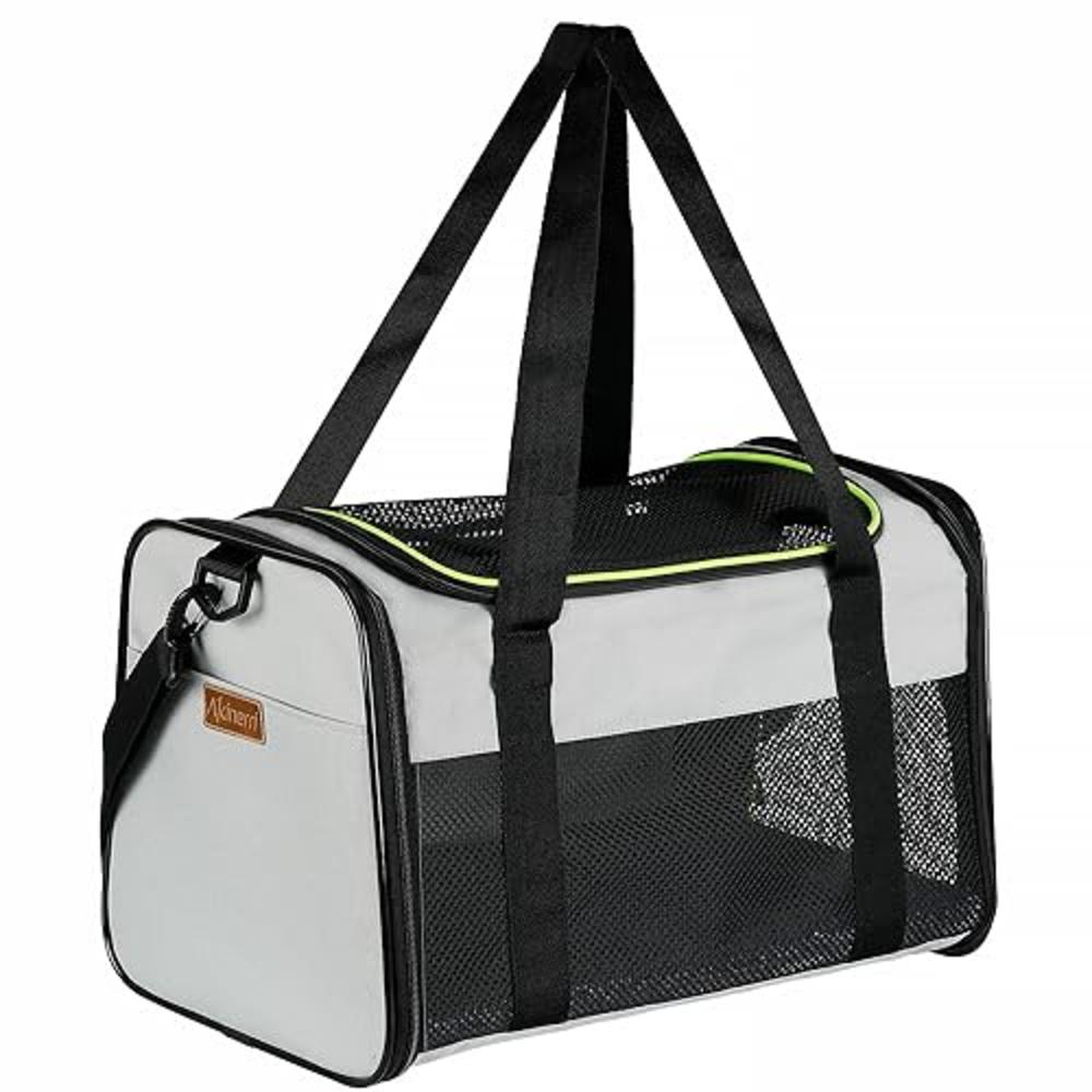 Akinerri Airline Approved Pet Carriers,Soft Sided Collapsible Pet Travel Carrier for Puppy and Cats, Cats Carrier, Pet Carriers 