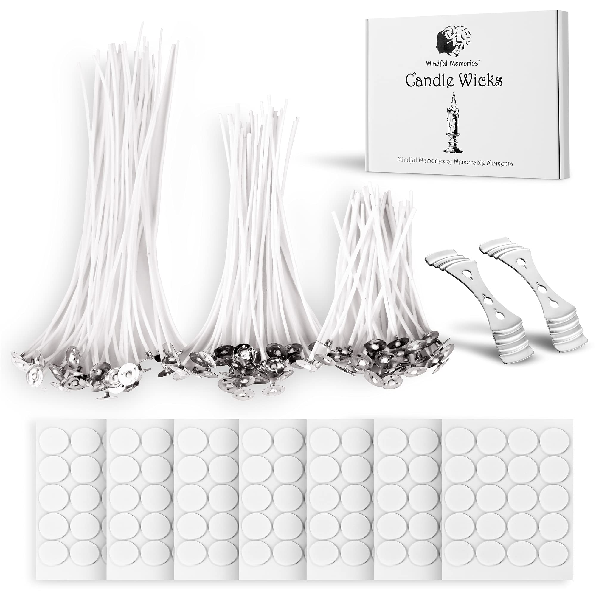 MINDFUL MEMORIES Mindful Memories Candle Wicks 90 Pcs (4 inch, 6