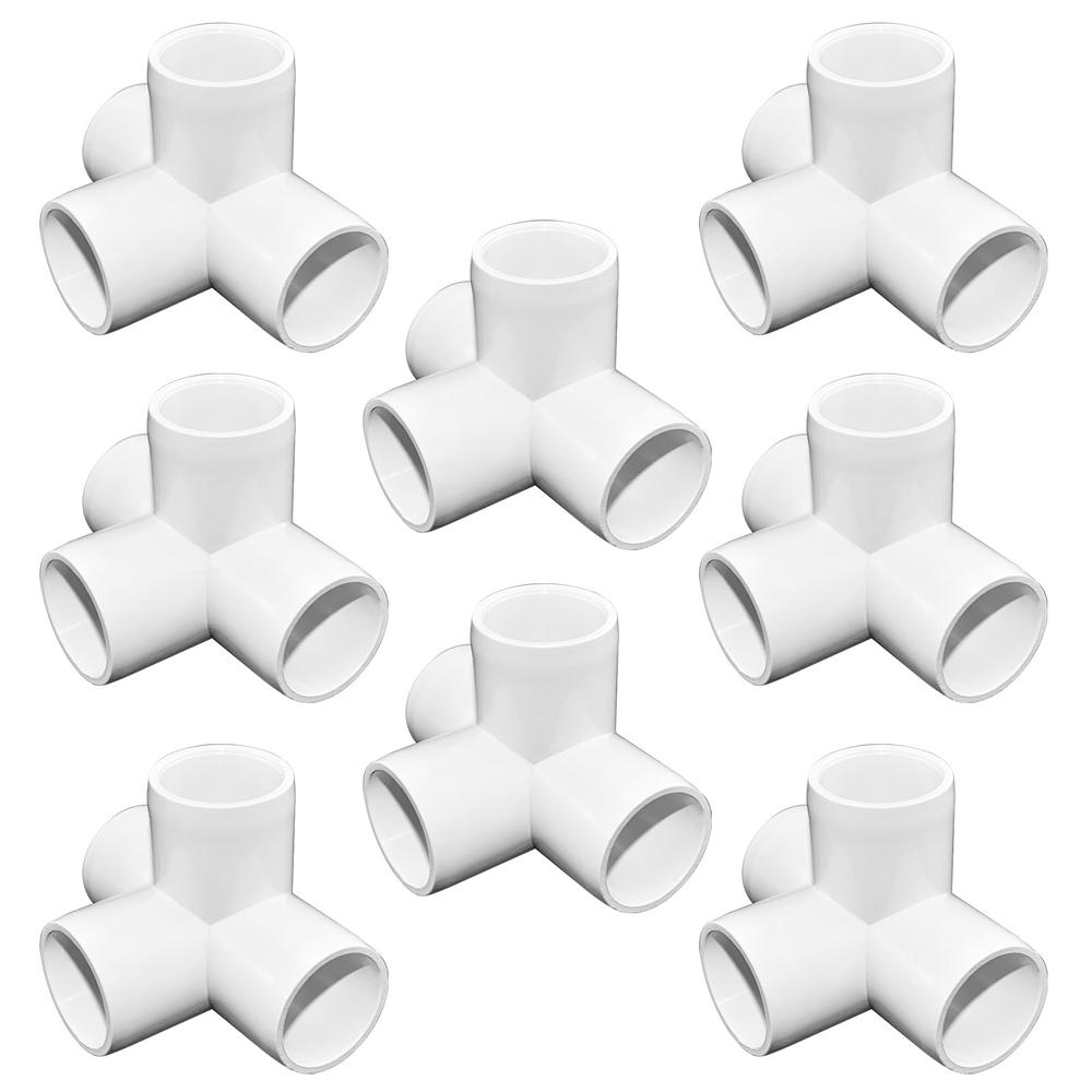 SDTC Tech 1 2 4 Way PVC Fitting Furniture Grade Pipe Elbow Connector sdtc-tech-1-2-4-way-pvc-fitting-furniture-grade-pipe-elbow-connector