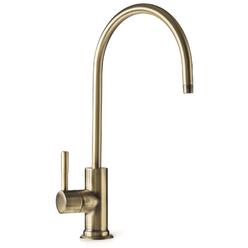 iSpring GA1-AB Heavy Duty Contemporary Style High Spout Kitchen Bar Sink Non-Air Gap Drinking Water Faucet in Antique Brass