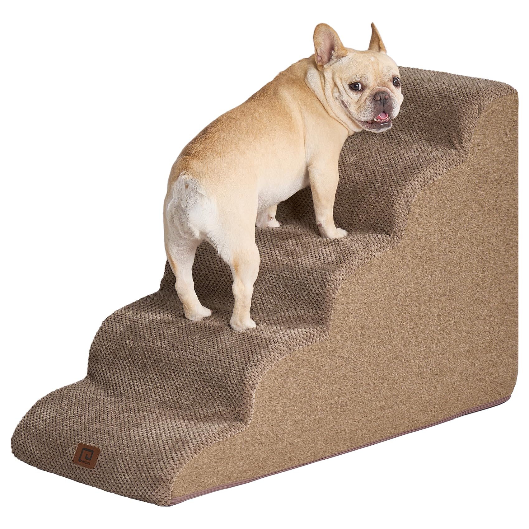Amazon Foam Dog Steps EHEYCIGA Curved Dog Stairs For High Beds,