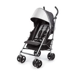 Summer Infant 3Dlite ST Convenience Stroller, Black & Gray - Lightweight Stroller with Steel Frame, Large Seat Area, Multi-Posit