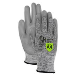MAGID Polyurethane Coated ANSI A4 Cut-Resistant Firm Grip Work Gloves, 12 Pairs, Size 10/XL, GPD452