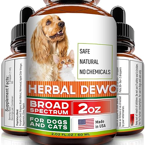 FurFinds Herbal Cleanse fot Cats and Dogs - Homeopathics Parasites and Toxins for Dogs and Cats - All Breeds and Size - Puppy & Kitten - 