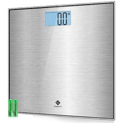 Etekcity Stainless Steel Digital Body Weight Bathroom Scale Step-On Technology Large Blue LCD Backlight Display, 400 Pounds , Gr