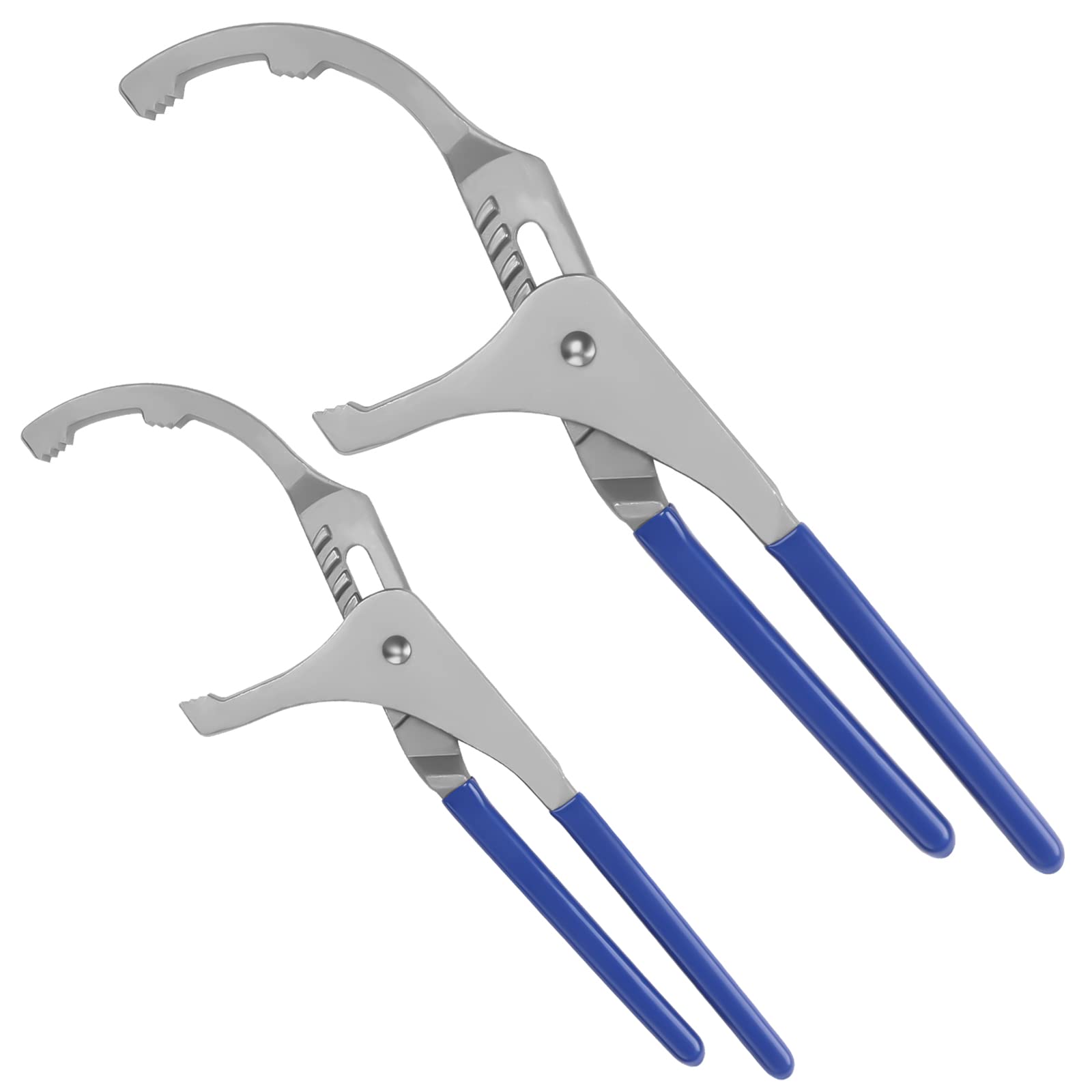 BETOOLL Oil Filter Wrench - 9" & 12" Adjustable Oil Filter Pliers - Oil Filter Removal Tool 2pcs for Pulling Oil Filters from Ca