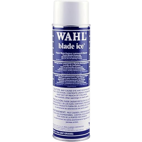 WAHL Professional Animal Blade Ice Coolant & Lubricant for Pet Clipper Blades (#89400) - Clipper Cool Spray - Works as Clipper L