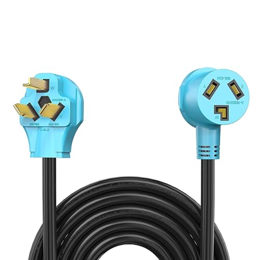 CircleCord UL Listed 3 Prong 25 Feet Dryer/EV Extension Cord, 30 Amp NEMA 10-30P/R, Suit for Level 2 EV Charging Such as Tesla M