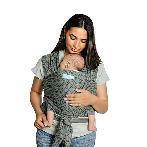 Moby Wrap Baby Carrier | Classic | Baby Wrap Carrier for Newborns & Infants | #1 Baby Wrap | Go to Baby Gift | Keeps Baby Safe &