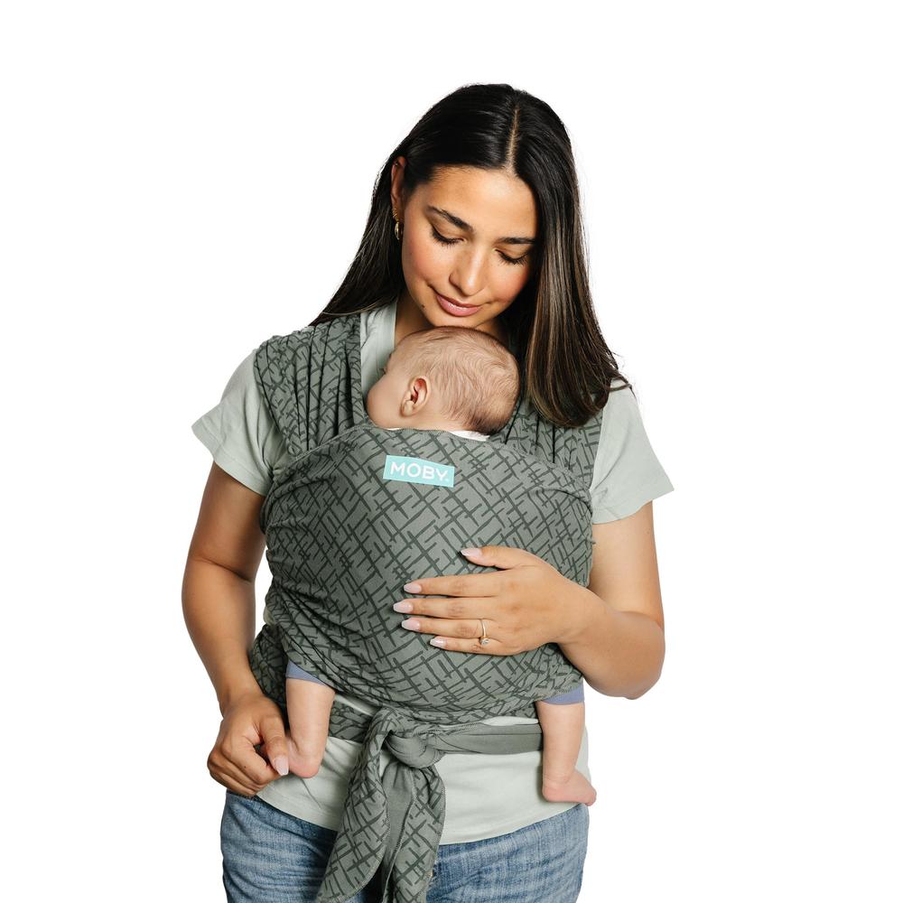 Moby Wrap Baby Carrier | Classic | Baby Wrap Carrier for Newborns & Infants | #1 Baby Wrap | Go to Baby Gift | Keeps Baby Safe &